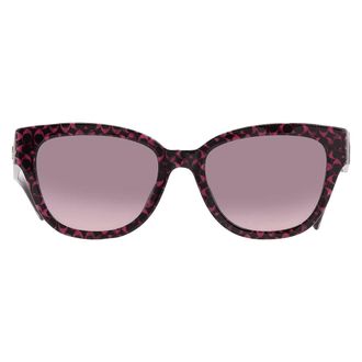 Coach Grey Rose Gradient Butterfly Ladies Sunglasses HC8379U 578346 54