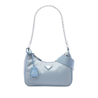 Prada Pre-owned Prada Saffiano Trimmed Tessuto Re Edition 2005 Satchel Unisex LIVIYTRZT4NPI68F
