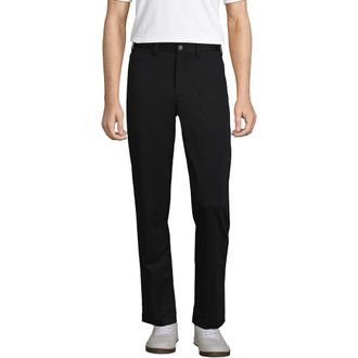 Lands End Traditional Fit Flex Performance Golf Pants in Black at Nordstrom, Size 34 X 28