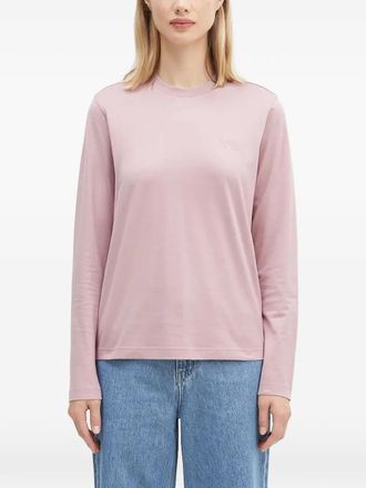 Yohji Yamamoto Top met ronde hals - Roze
