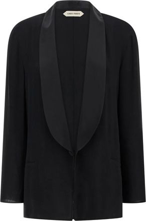 Alberta Ferretti Dames, Jassen, Zwart, Maat: S Zijde