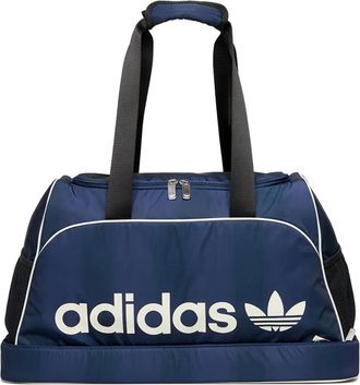 adidas logo-print holdall - unisex - Recycled Polyester - One Size - Blue