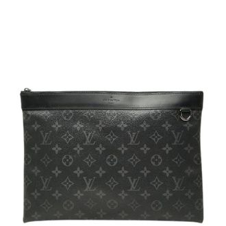 Louis Vuitton Pre-owned Pochette Discovery Monogram Eclipse clutch bag - - Pre-owned - Uomo - Nero - ONE SIZE