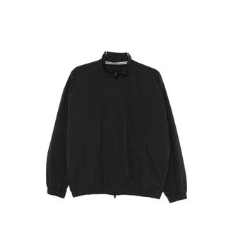 Alexander Wang Logo-perforated Zip-up Jacket