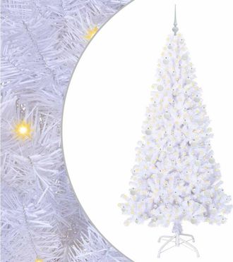 vidaXL &Aacute;rbol De Navidad Artificial Con 300 Led 210 Cm Pvc Y Acero Vidaxl