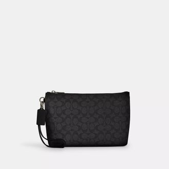 Coach Pouch In Signature Canvas
