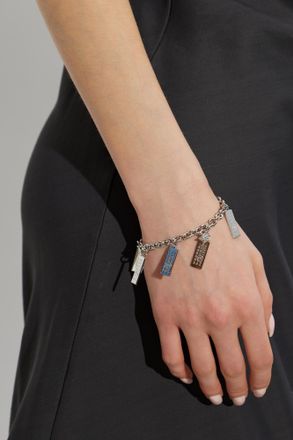 Maison Margiela Charm Bracelet, Womens, Silver