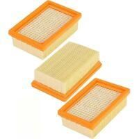 OEM Filtros Planos Plisados Zvd-3pcs Para Aspiradoras K&auml;rcher, Compatibles Con Las Aspiradoras K&auml;rcher Wd4, Wd5, Wd6, Mv4, Mv5 Y Mv6. Filtro Plano Plisado