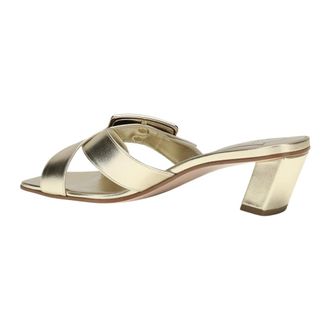 Roger Vivier Mules Belle Vivier en Piel Laminada - Shoes - Mujer - Amarillo - 36 EU