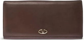 Valentino Garavani Portafoglio V Ring - Marrone