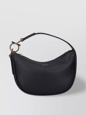 Ferragamo textured top handle shoulder bag
