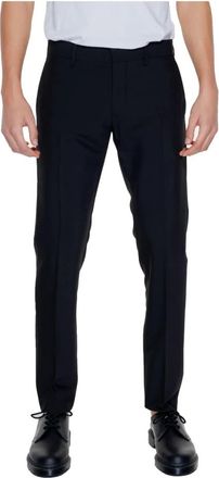 Antony Morato Heren Pak Broek Lente/Zomer Collectie - Heren - Nette broeken - Zwart - XL - Polyester - Broeken