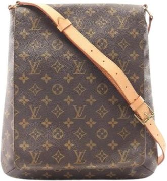 Louis Vuitton Pre-owned Vintage Monogram Schoudertas - Dames - Vintage Schoudertas - Bruin - ONE Size - Leer - Vintage