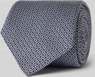 HUGO BOSS Krawatte aus Seiden-Mix in Dunkelblau, Gr&ouml;&szlig;e 1