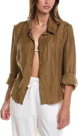 Anemos Anemos Linen-Blend Phillips Button-Down Shirt