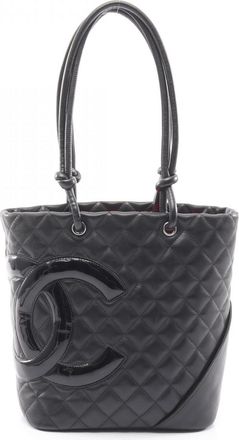 Chanel Black Cambon Ligne Tote Bag (Pre-Owned)