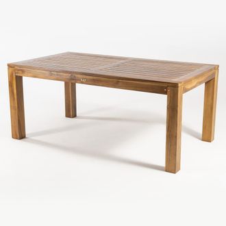 ED&Egrave;N JARD&Iacute; Mesa de exterior de madera de teca 180x100x76 cm