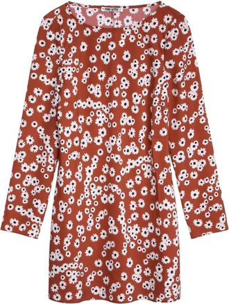 Ciao Lucia Abito corto Leo a fiori - Rosso