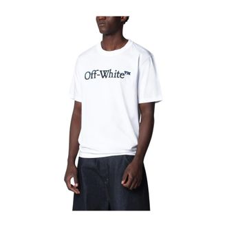 Off-white Big Bookish Regular S/S Tee - male - Off White - T-Shirts - White - 2XL - Tops
