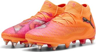 Puma Mens Future 8 Ultimate Soft Ground Football Boots Orange/Black 9 UK