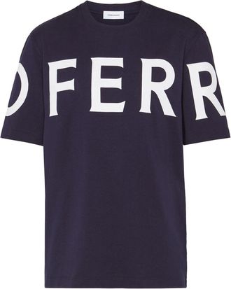 Ferragamo Logo Cotton T Shirt