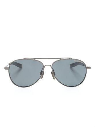 Dita Eyewear double-bridge pilot-frame sunglasses - Black