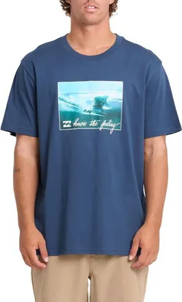Billabong Lucid Graphic T-Shirt in Dark Denim at Nordstrom, Size Medium
