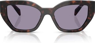Prada Sunglasses Pra09 S 17 N03 N Tortoise/Light Gray Unisex