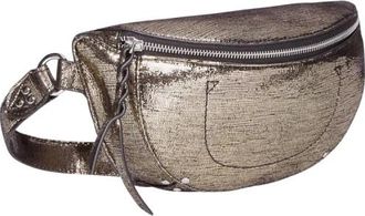 Jerome Dreyfuss Lino Belt Bag - Dames - Heuptassen - Grijs - ONE Size - Katoen - Tassen