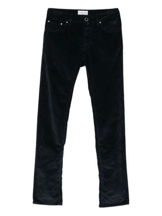 Jacob Cohen corduroy straight-leg trousers - men - Cotton/Modal/Spandex/Elastane - 30 - Blue