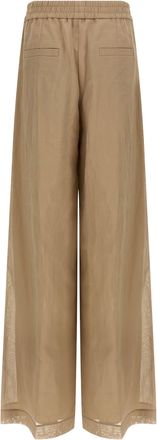 Brunello Cucinelli Womens Beige Cotton Casual Pants