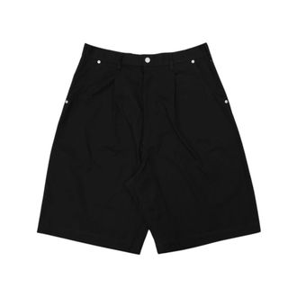Comme Des Gar&ccedil;ons Pleated-front Shorts - male - Comme des Gar&ccedil;ons - Casual Shorts - Black - M - Shorts