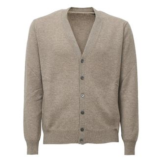 FILIPPO DE LAURENTIIS Cardigan con botones - Knitwear - Hombre - Beige - 3XL