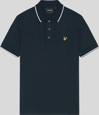 Lyle & Scott Lyle And Scott Mens Tipped Polo Shirt - Black - Size: 36