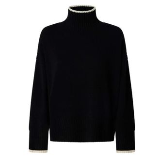 Pinko Falkland Turtleneck Jumper - female - PINKO - Turtlenecks - Black - XS - Knitwear