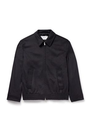 Lardini Cashmere and Wool-Blend Felt Blouson Jacket