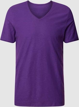 Mc Neal T-Shirt mit V-Ausschnitt in Purple, Gr&ouml;&szlig;e XXXL