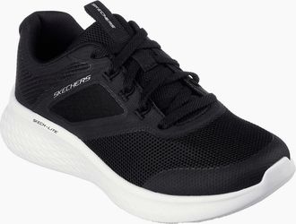 Skechers Womens Hotmelt Overlay Mesh Lace Up W Slip On Trainers Womens - Black/Multi - Size: 6.5