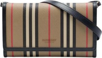 Burberry Borsa a tracolla in tela Pre-owned - - Pre-owned - Donna - Beige - ONE SIZE