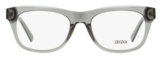 Ermenegildo Zegna EZ5283 Thin Profile Rectangular Eyeglasses - Gray