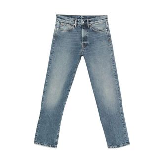 Nine In The Morning Straight Jeans, male, Blue, Size: W36 Denim Cinque Tasche Gamba Dritta