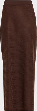 SIMKHAI Nicky Knit Midi Skirt