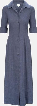 Staud Joan Linen Shirtdress