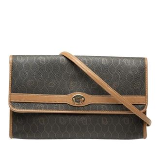 Dior Pre-owned Canvas Crossbody Bag - Dames - Pre-owned - Bruin - Maat: ONE Size
