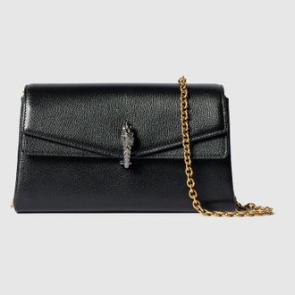 Gucci Dionysus Small Shoulder Bag, Black, Leather