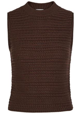 Tod's Knit Cotton top - Brown - S (UK8-10 / S)