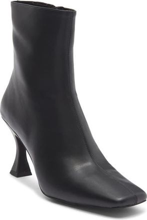 Jeffrey Campbell Chekmat Square Toe Bootie in Black at Nordstrom, Size 7.5