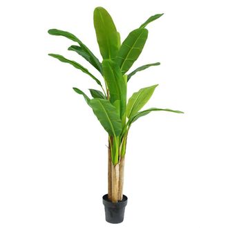 Leaf Artificial Banana Tree Tropical Plant HUGE 6ft in Green