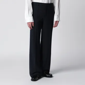 S&eacute;fr Pinstriped wool-blend trousers