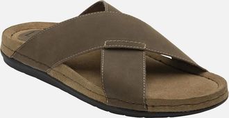 Lotus Mens Salcombe Mens Mule Sandals - Sand Leather - Size: 10